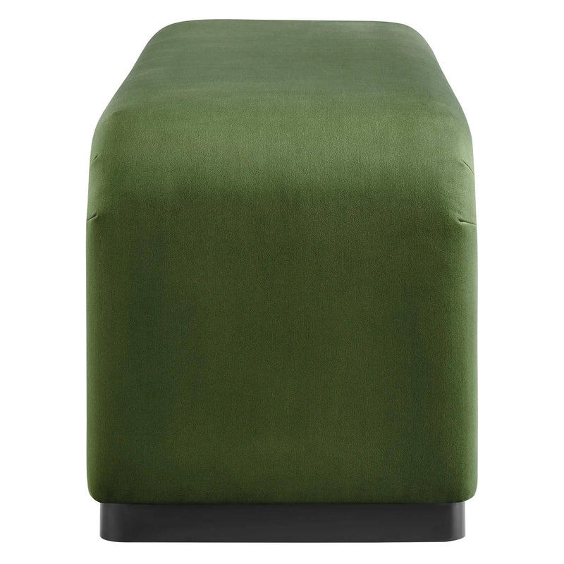 Koda Performance Velvet Waterfall Long Bench by Modway by HouseOfZazla