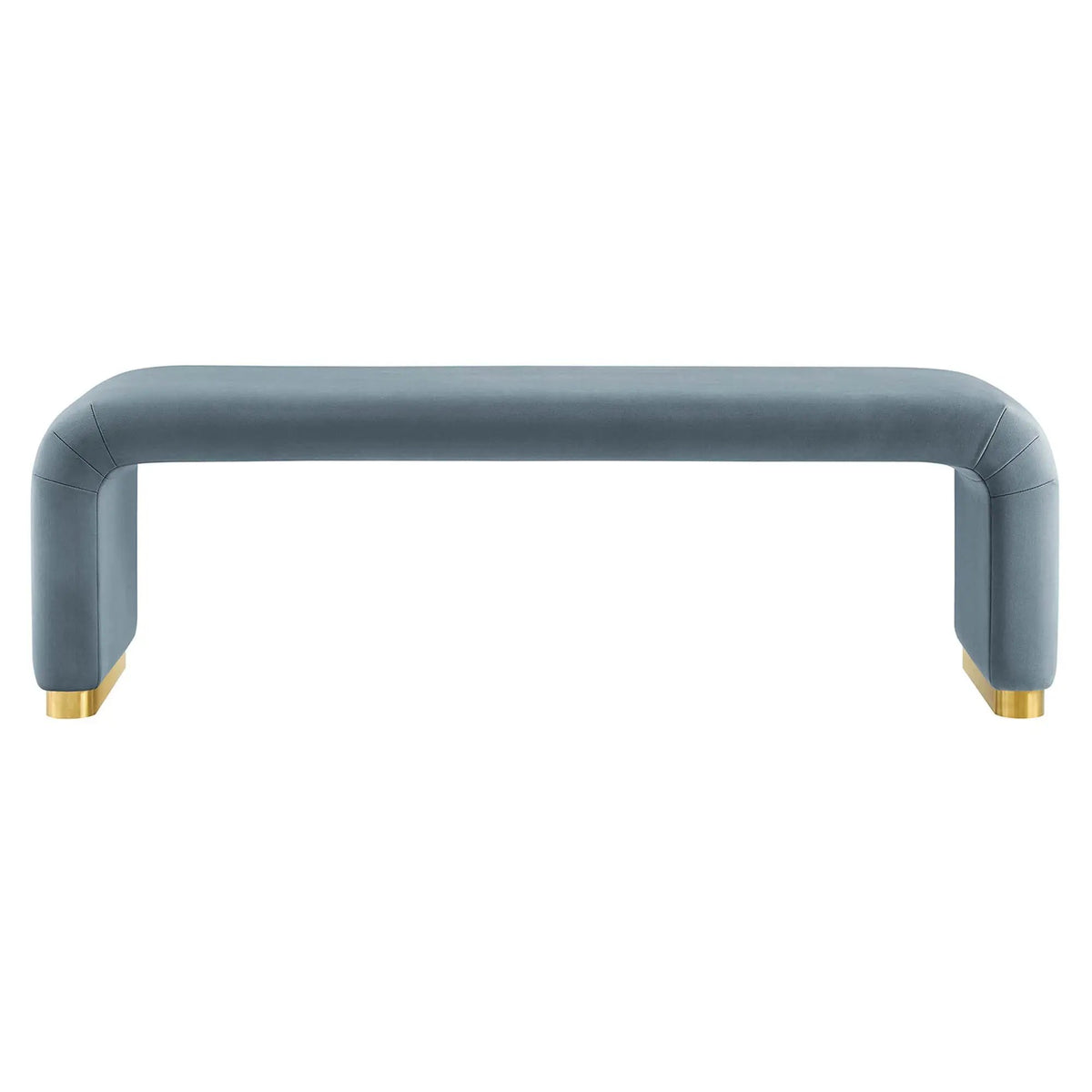 Koda Performance Velvet Waterfall Long Bench by Modway by HouseOfZazla
