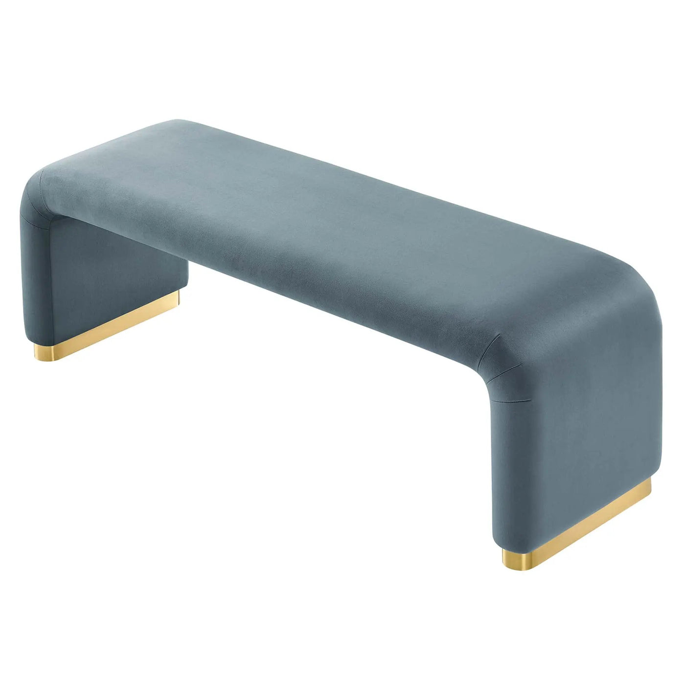 Koda Performance Velvet Waterfall Long Bench by Modway by HouseOfZazla