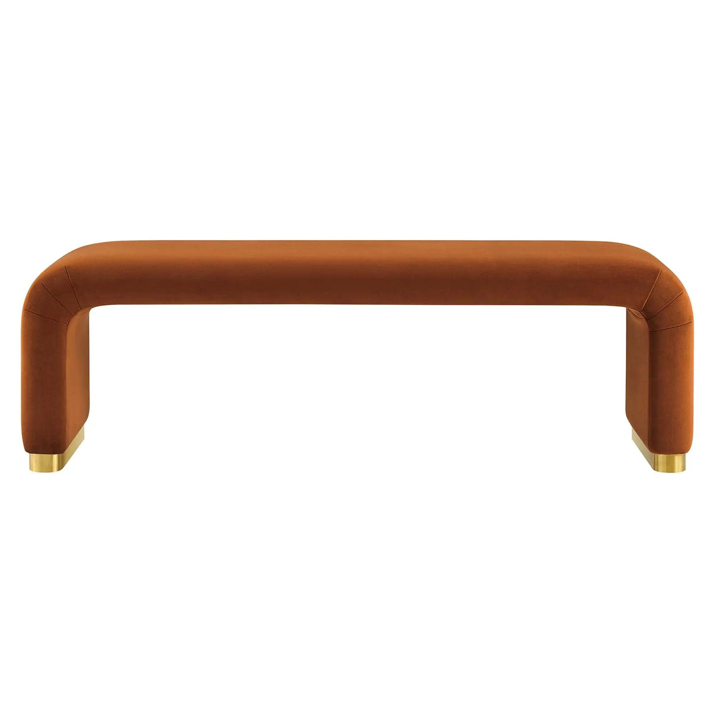 Koda Performance Velvet Waterfall Long Bench by Modway by HouseOfZazla