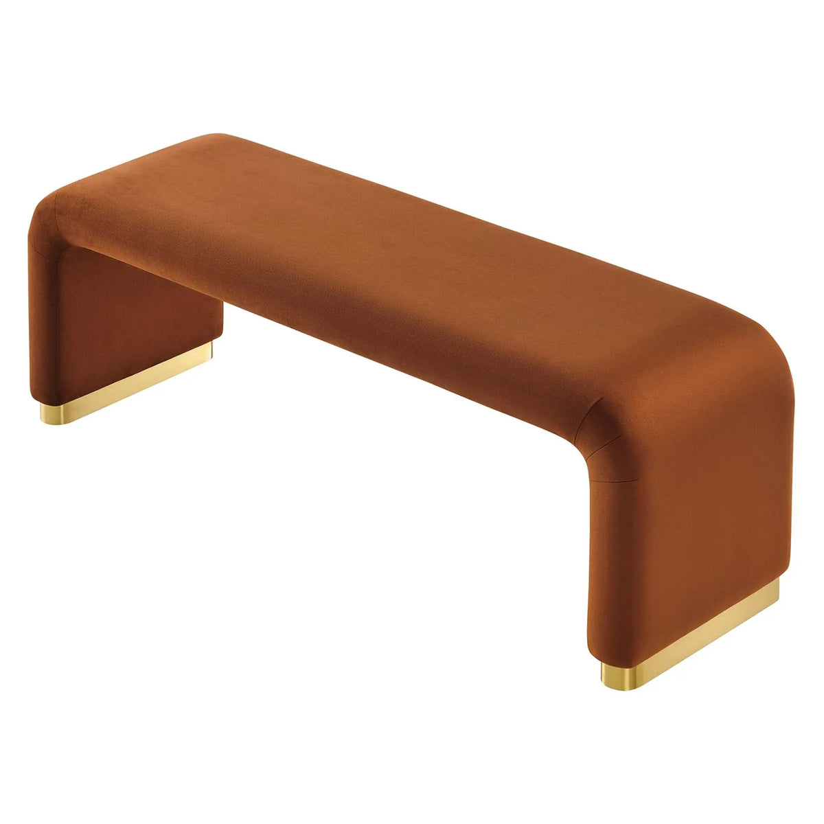 Koda Performance Velvet Waterfall Long Bench by Modway by HouseOfZazla