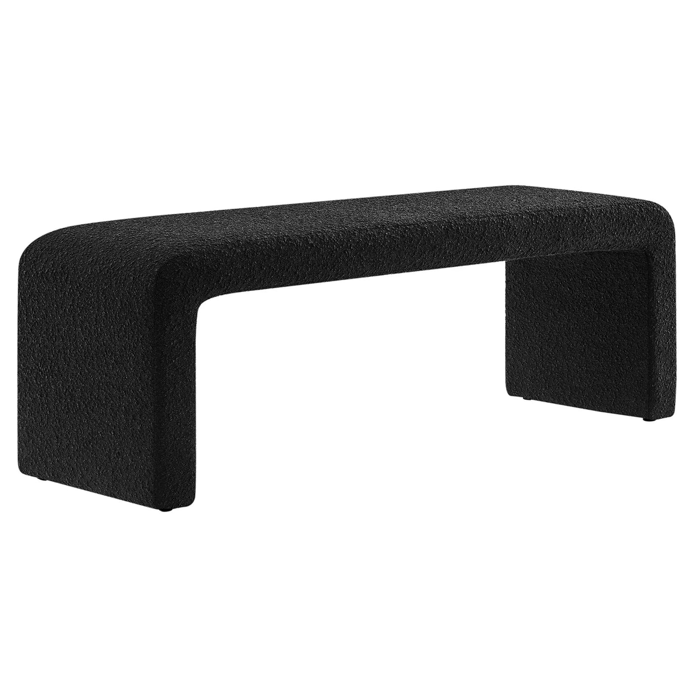 Simba Boucle Fabric Waterfall Long Bench by Modway by HouseOfZazla