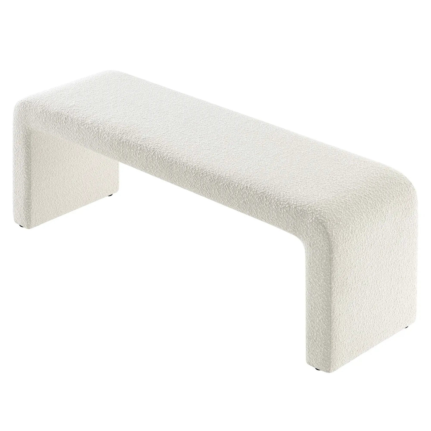 Simba Boucle Fabric Waterfall Long Bench by Modway by HouseOfZazla