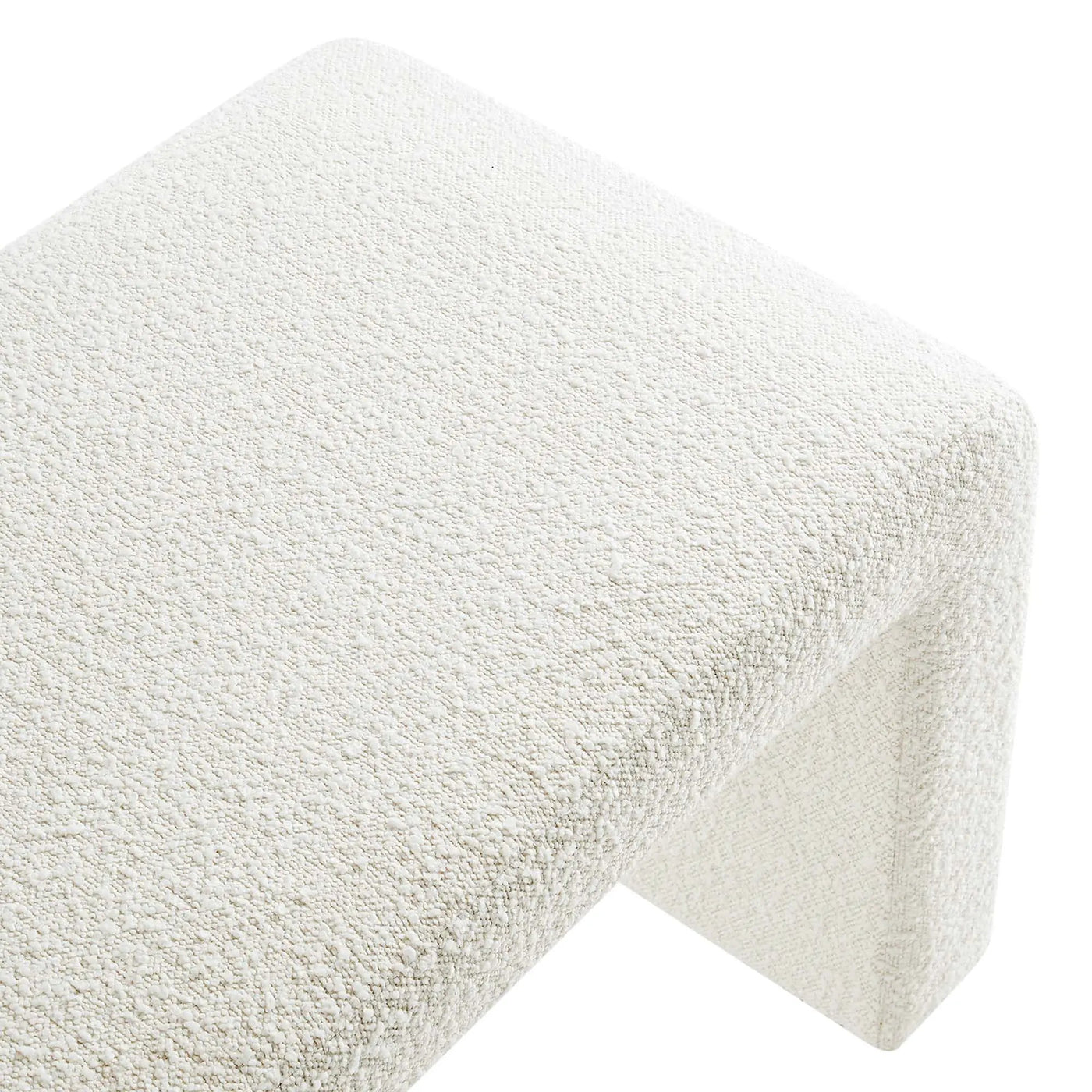 Simba Boucle Fabric Waterfall Long Bench by Modway by HouseOfZazla