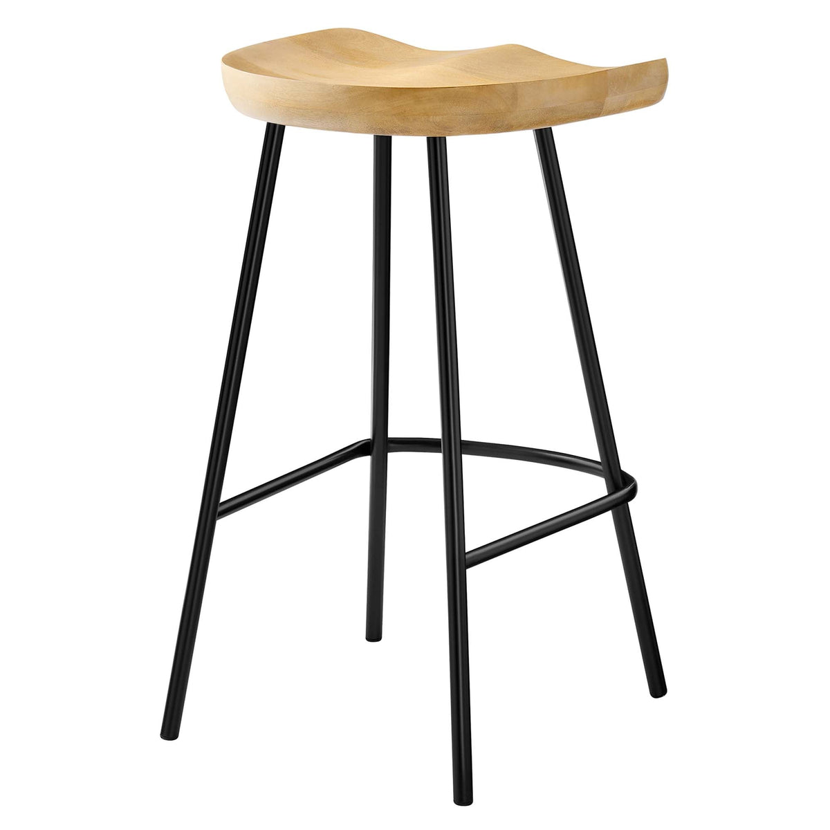 Concord Backless Wood Counter Stools Set of 2 by Modway, photo 16 of 30