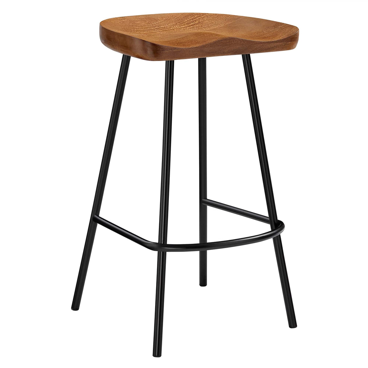 Concord Backless Wood Counter Stools Set of 2 by Modway, photo 24 of 30