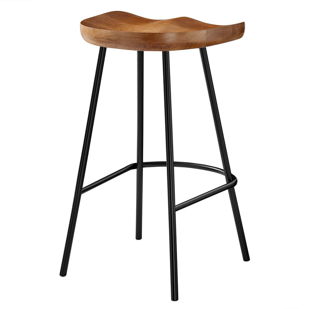 Concord Backless Wood Counter Stools Set of 2 by Modway, photo 26 of 30