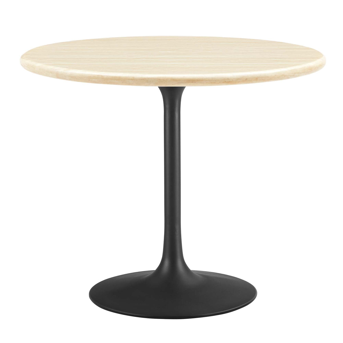 Lippa Round Faux Travertine Dining Table by Modway, photo 9 of 24
