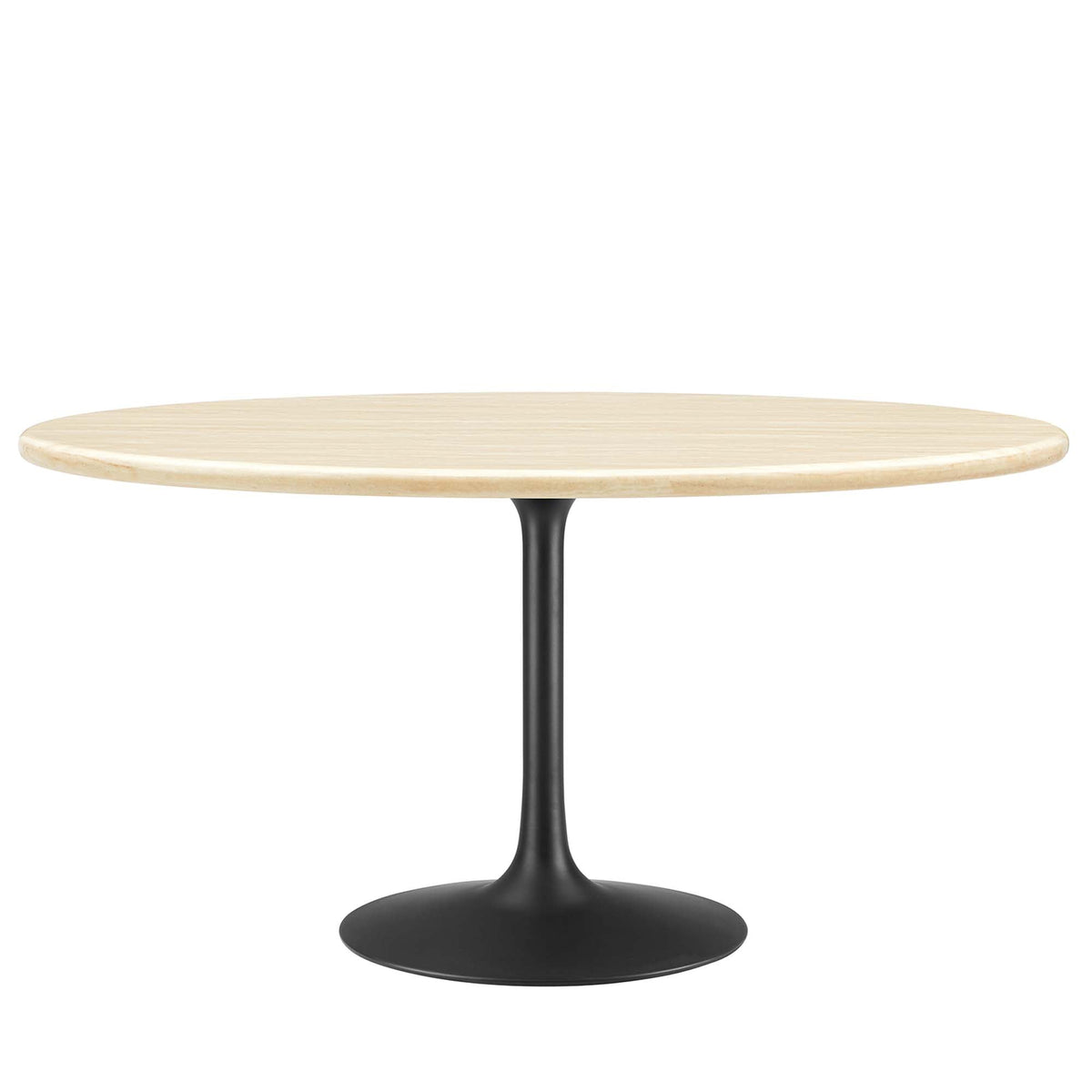 Lippa Oval Faux Travertine Dining Table by Modway, photo 9 of 24