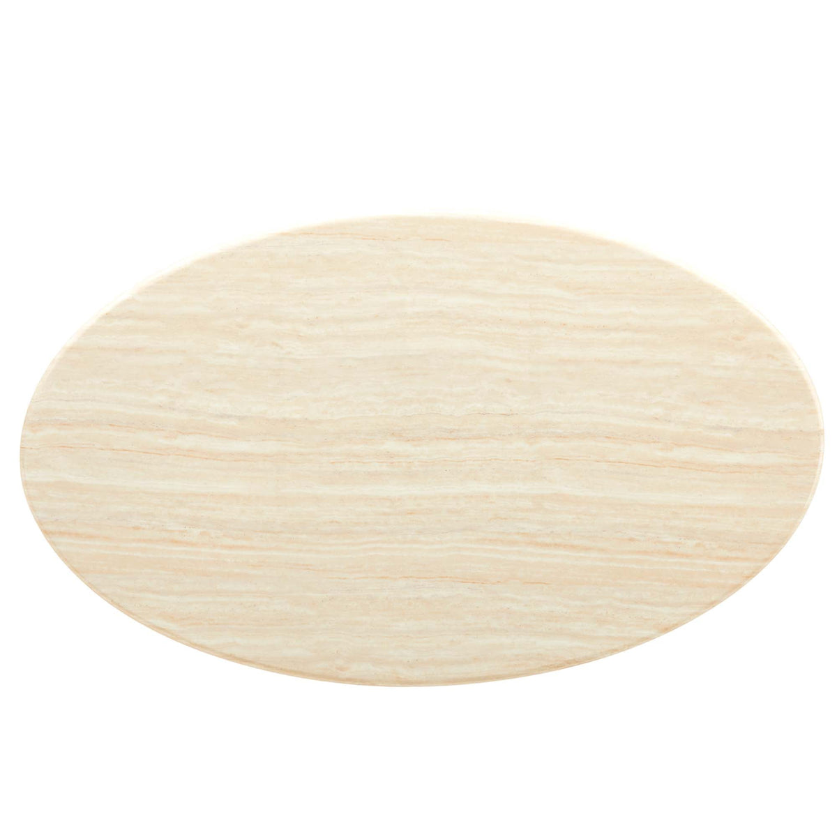 Lippa Oval Faux Travertine Dining Table by Modway, photo 12 of 24