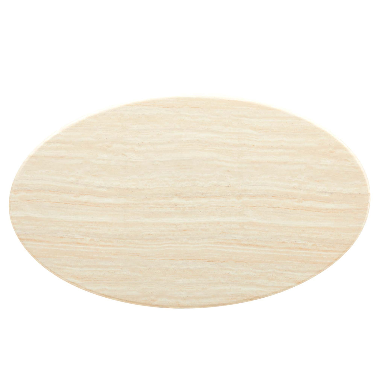 Lippa Oval Faux Travertine Dining Table by Modway, photo 20 of 24