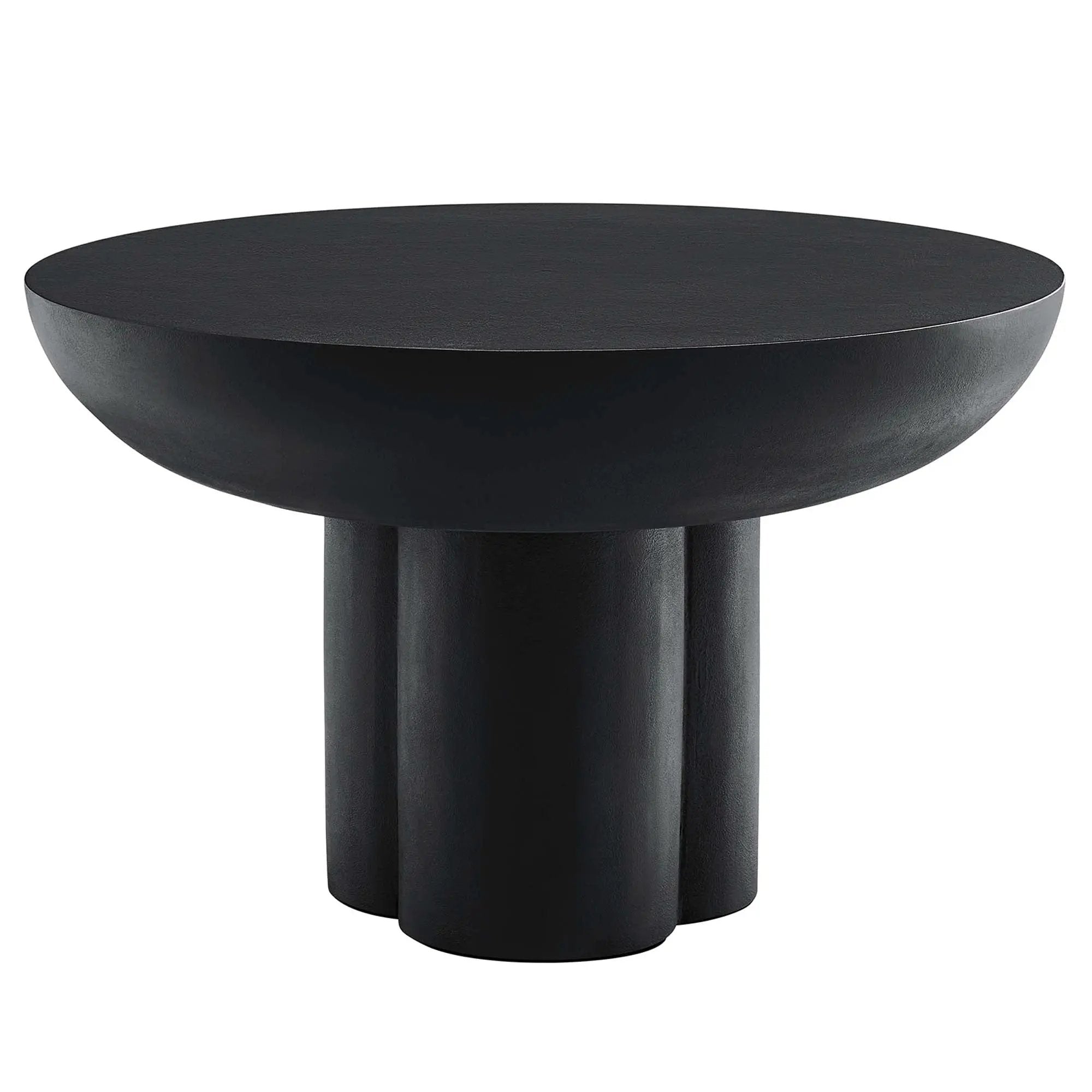 Caspian Round Concrete Coffee Table by Modway by HouseOfZazla