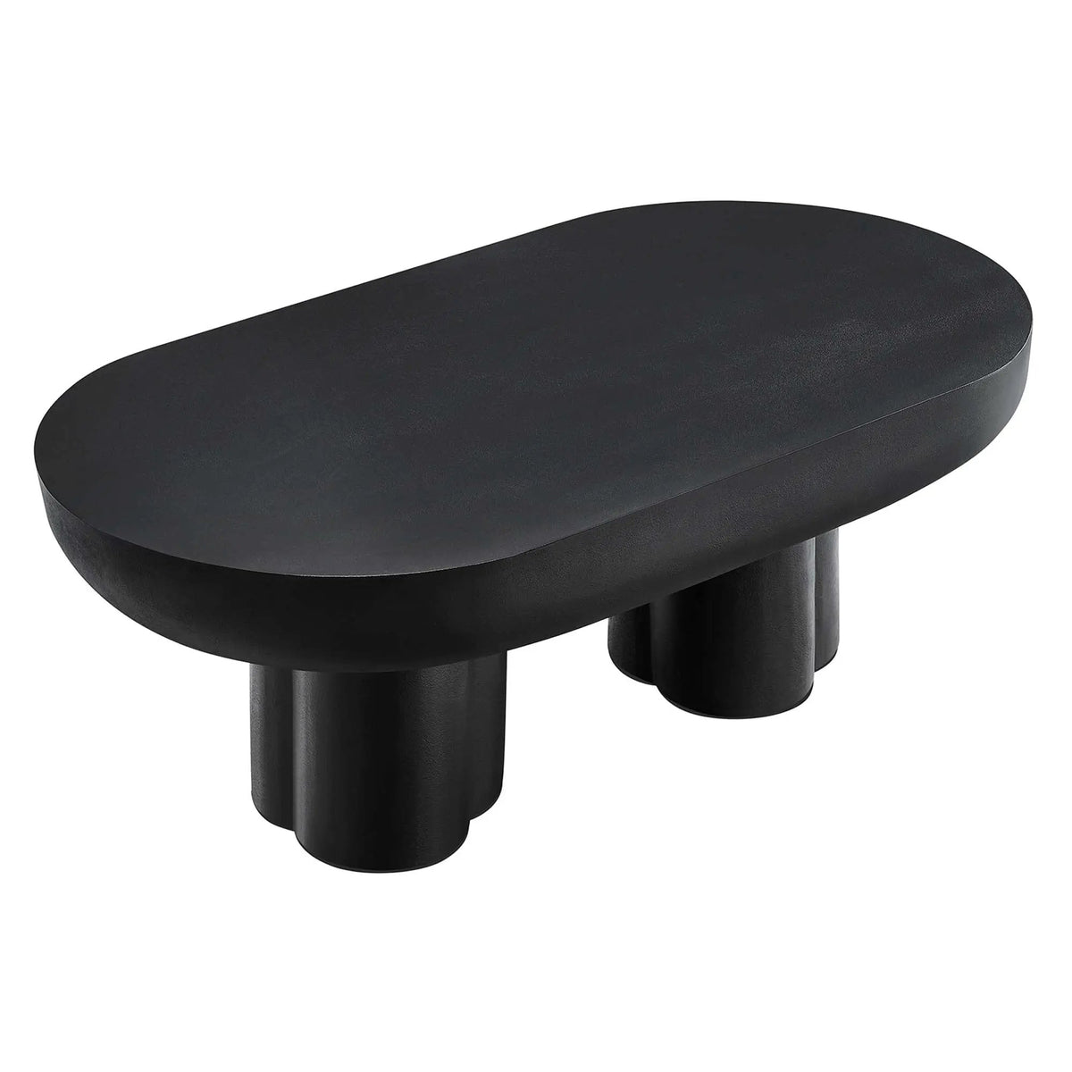 Caspian Oval Concrete Coffee Table by Modway by HouseOfZazla