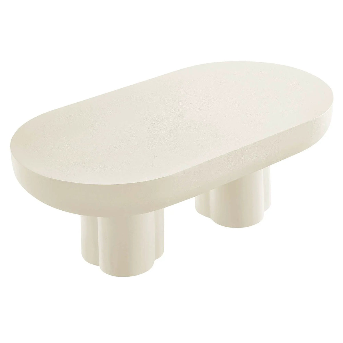 Caspian Oval Concrete Coffee Table by Modway by HouseOfZazla