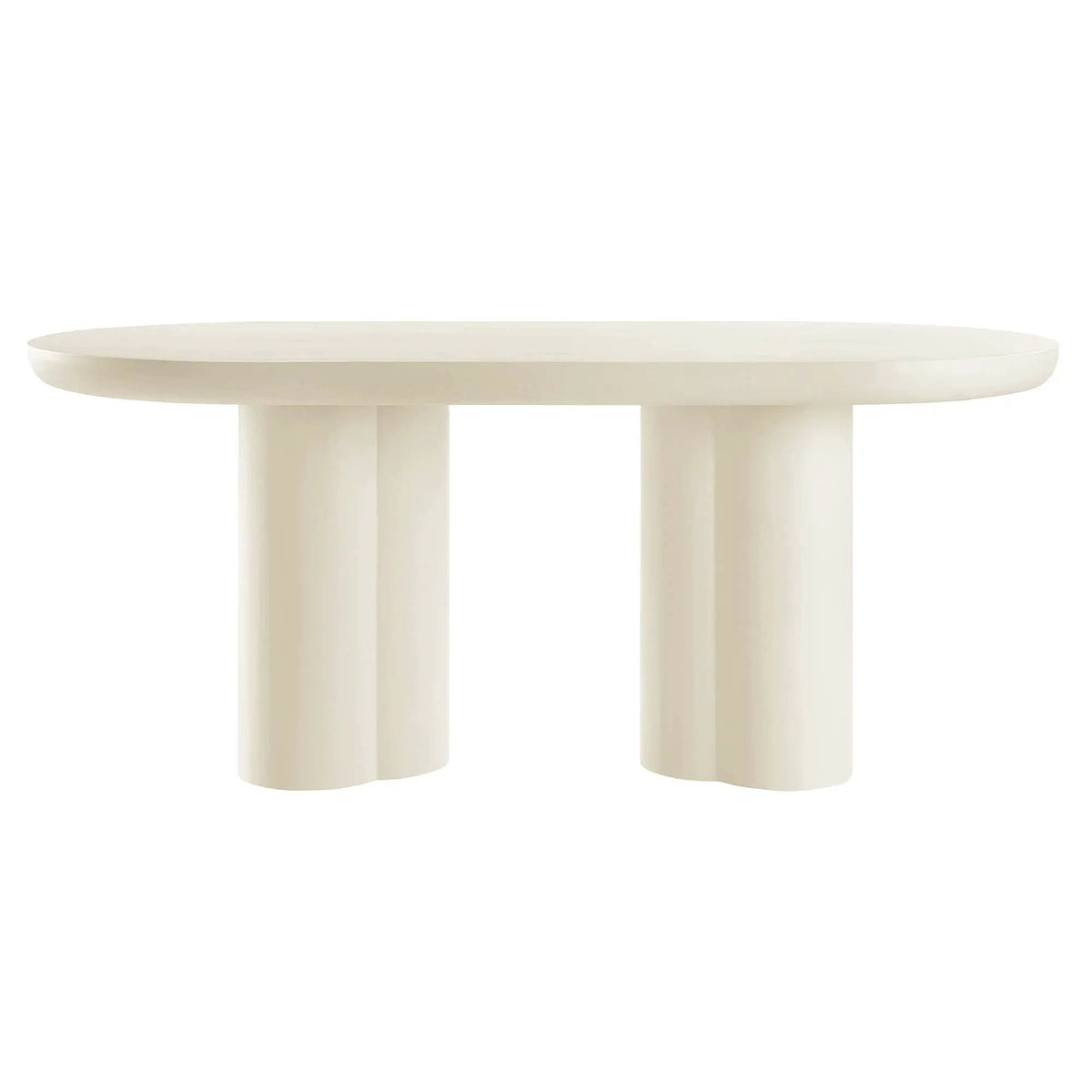 Caspian 72" Oval Concrete Dining Table by Modway by HouseOfZazla