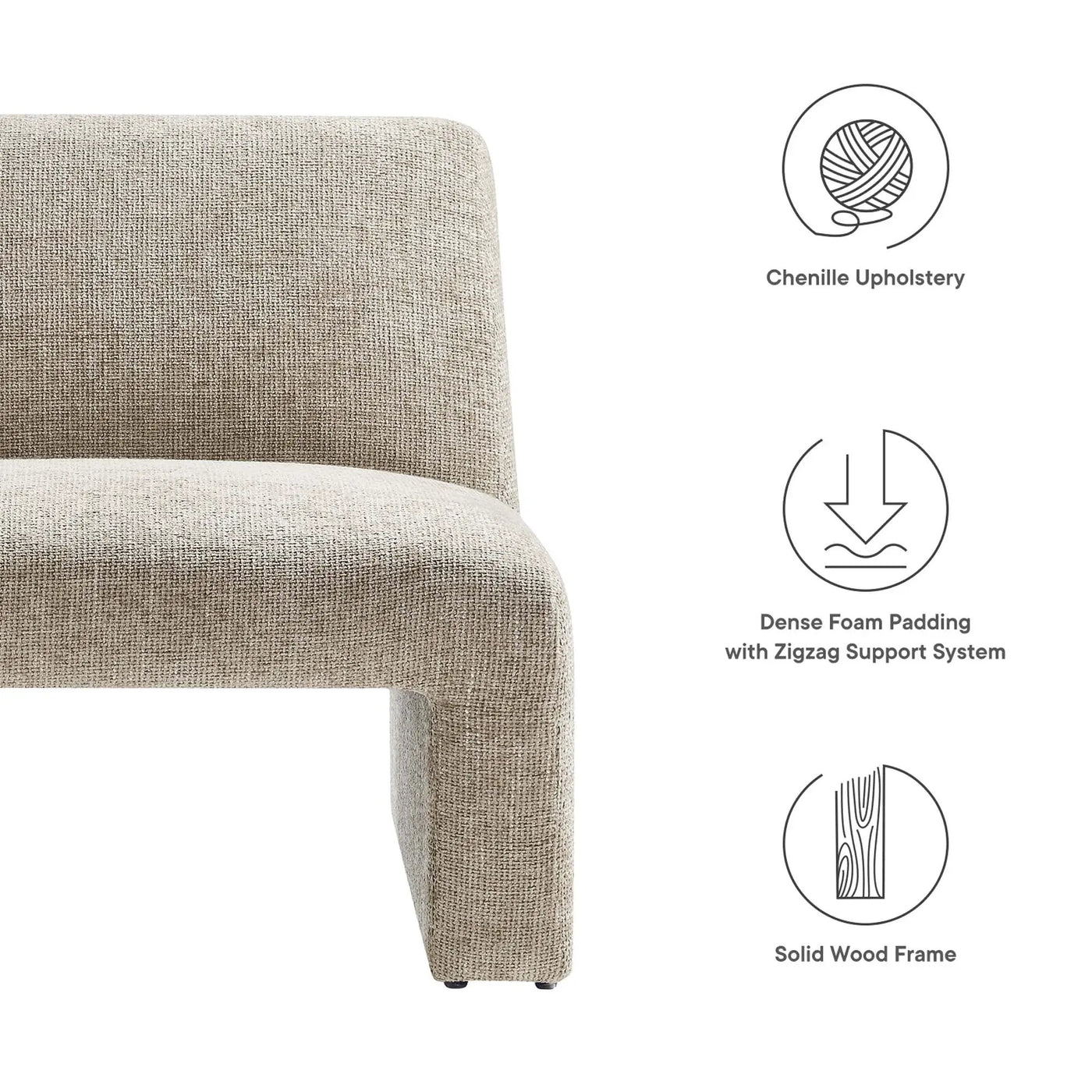 Amita Chenille Upholstered Accent Chair by Modway by HouseOfZazla