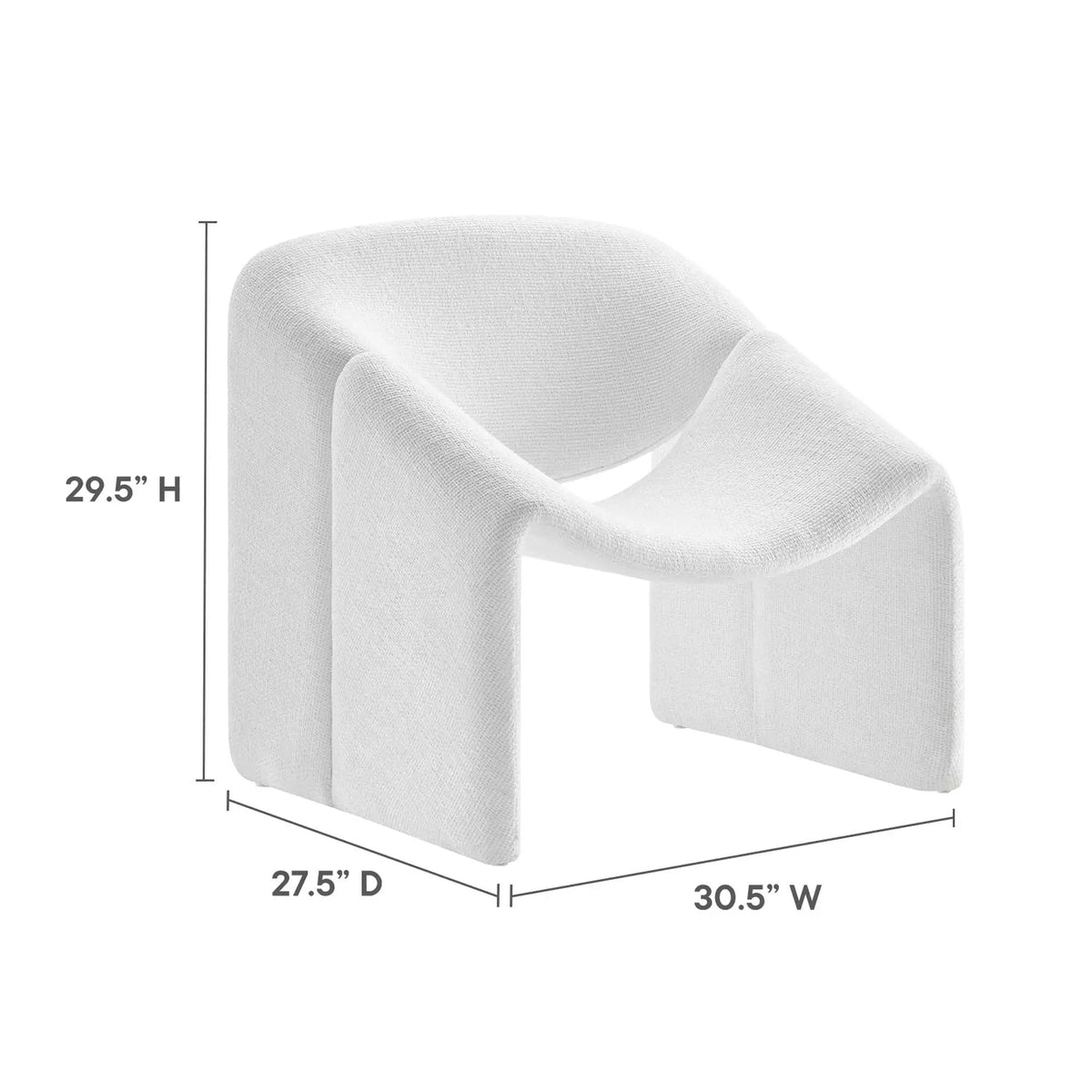 Vivi Chenille Upholstered Accent Chair by Modway by HouseOfZazla