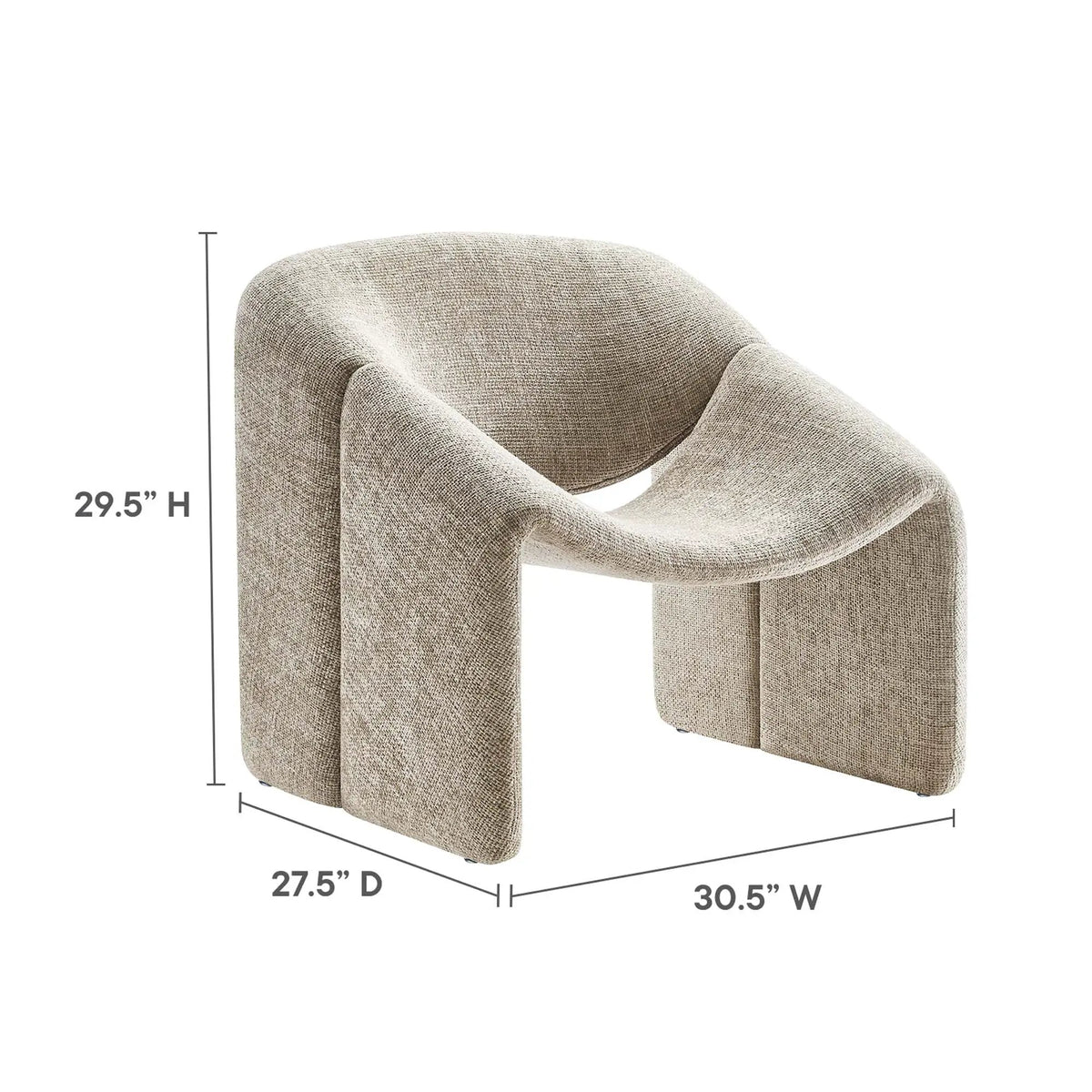 Vivi Chenille Upholstered Accent Chair by Modway by HouseOfZazla