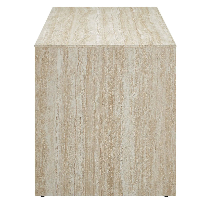 Mirella 53.5" Faux Travertine Indoor Bench by Modway by HouseOfZazla
