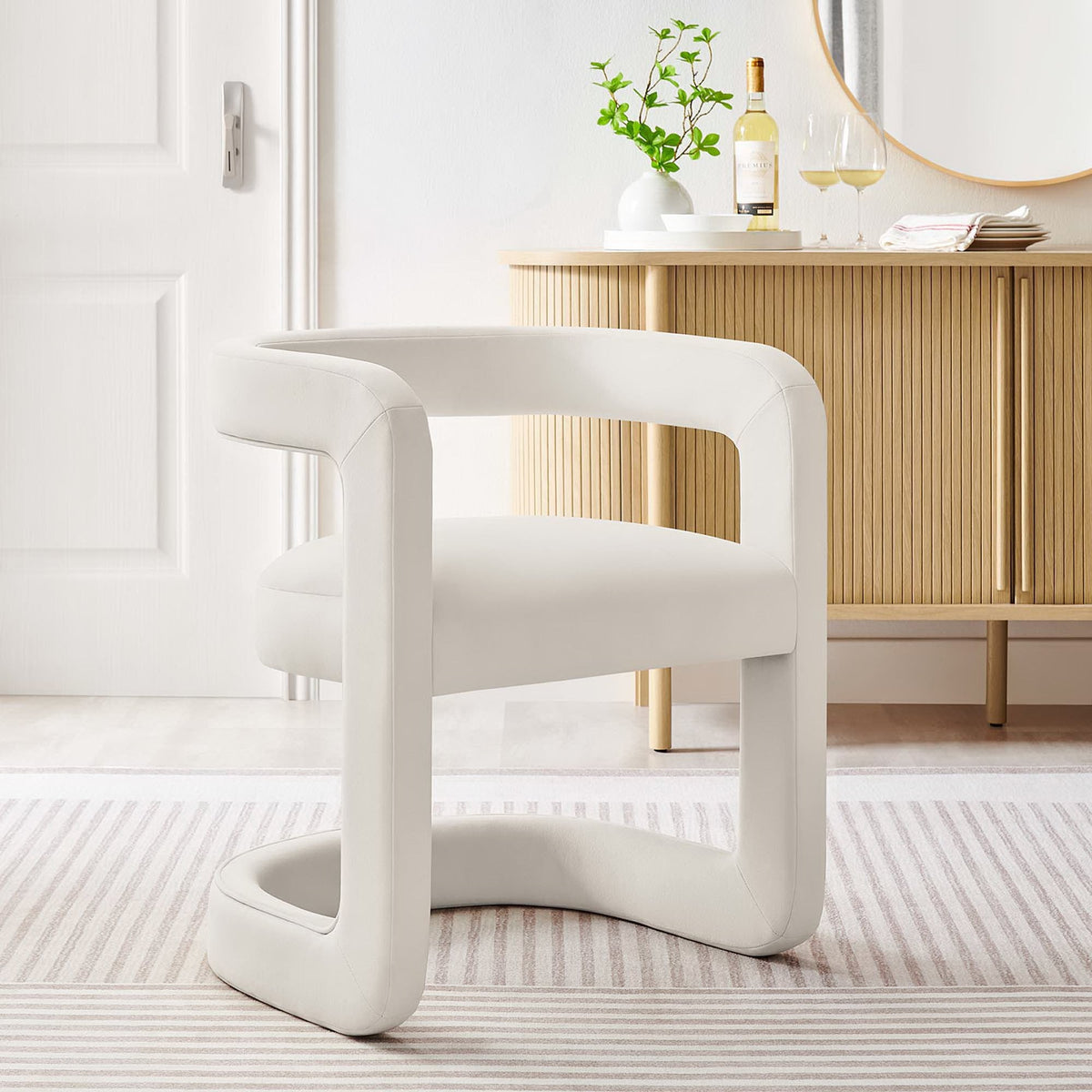 Winslow Performance Velvet Barrel Accent Chair by Modway, photo 8 of 42