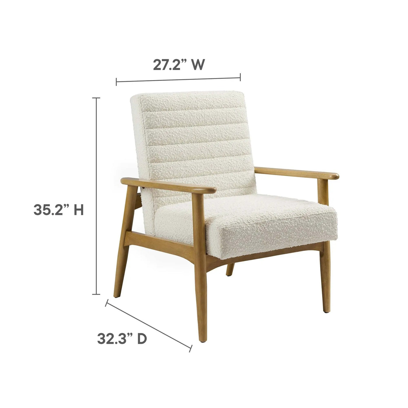 Jensen Boucle Fabric Accent Chair by Modway by HouseOfZazla