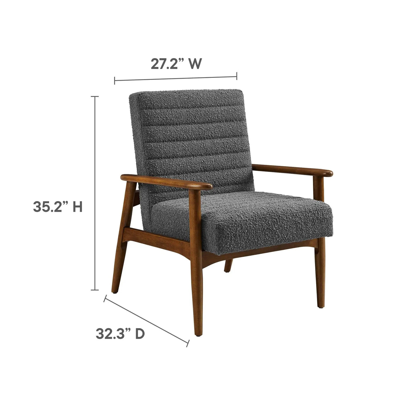 Jensen Boucle Fabric Accent Chair by Modway by HouseOfZazla