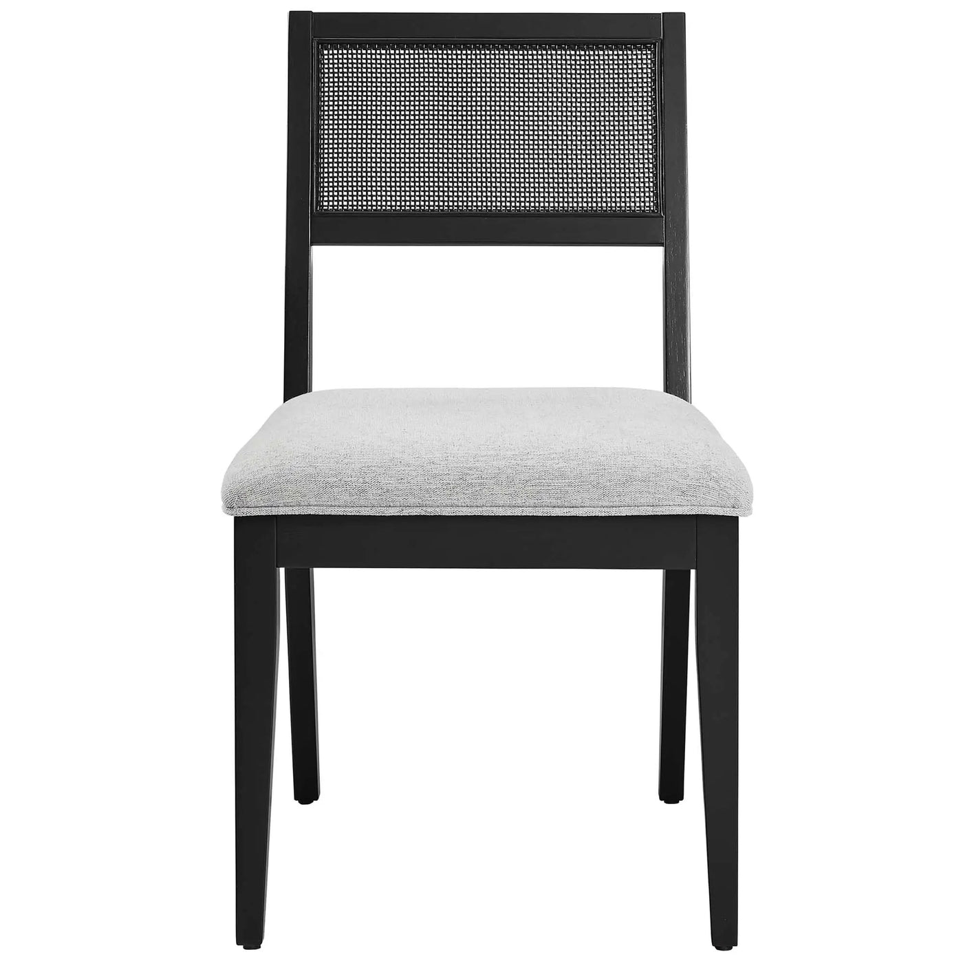 Nimba Faux Rattan Fabric Dining Chairs Set of 2 by Modway by HouseOfZazla