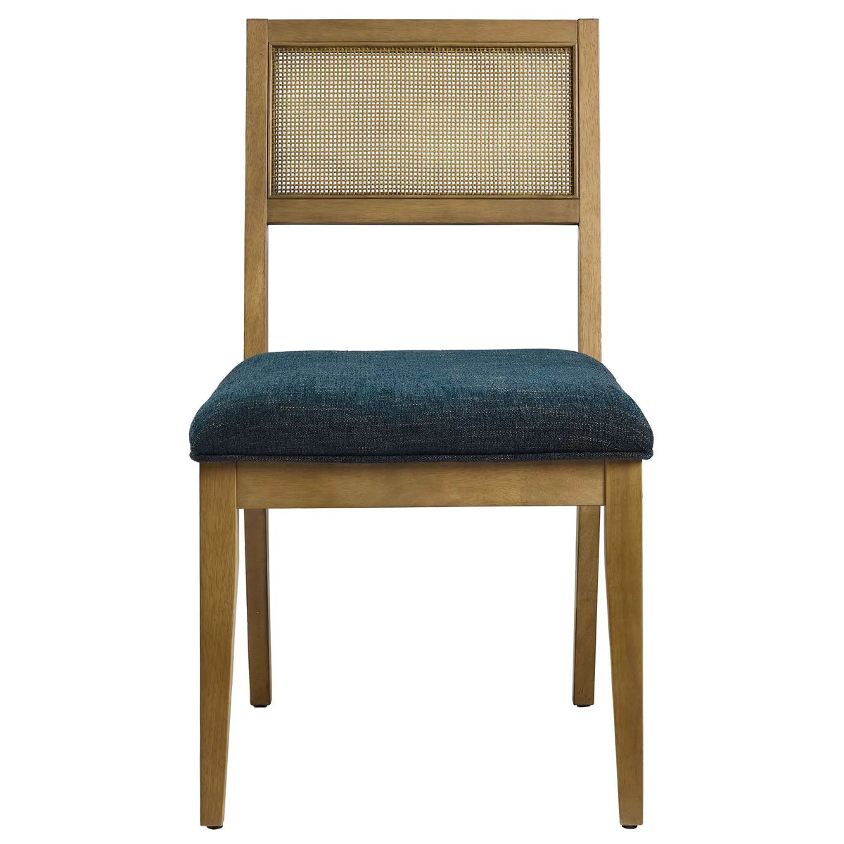 Nimba Faux Rattan Fabric Dining Chairs Set of 2 by Modway by HouseOfZazla