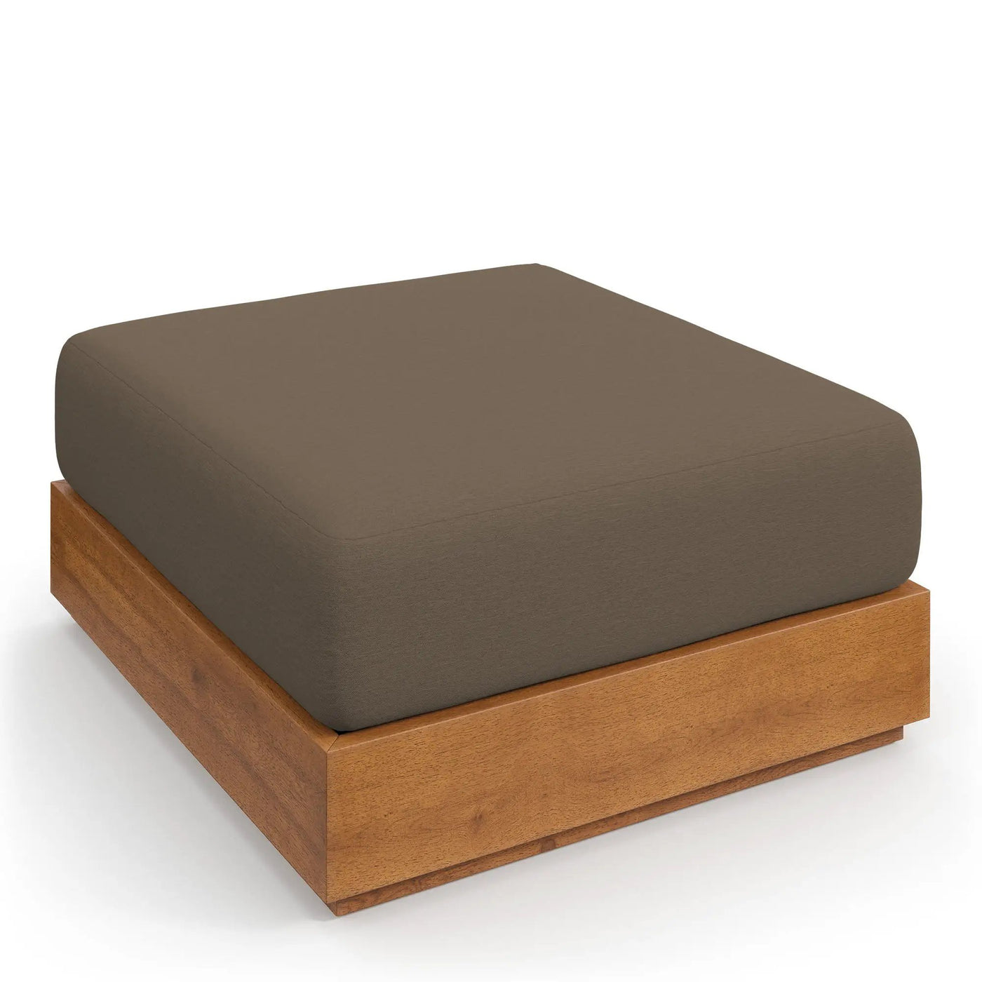 Tahoe Outdoor Patio Acacia Wood Ottoman by Modway by HouseOfZazla
