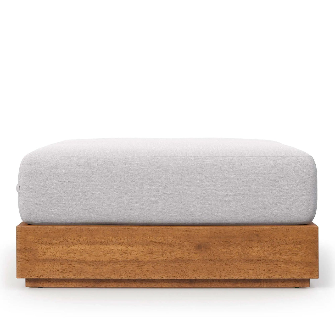Tahoe Outdoor Patio Acacia Wood Ottoman by Modway by HouseOfZazla