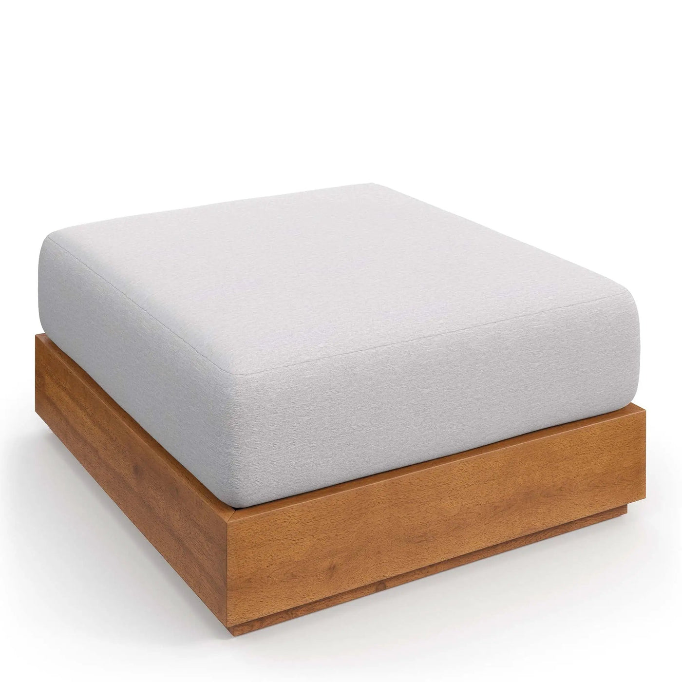Tahoe Outdoor Patio Acacia Wood Ottoman by Modway by HouseOfZazla