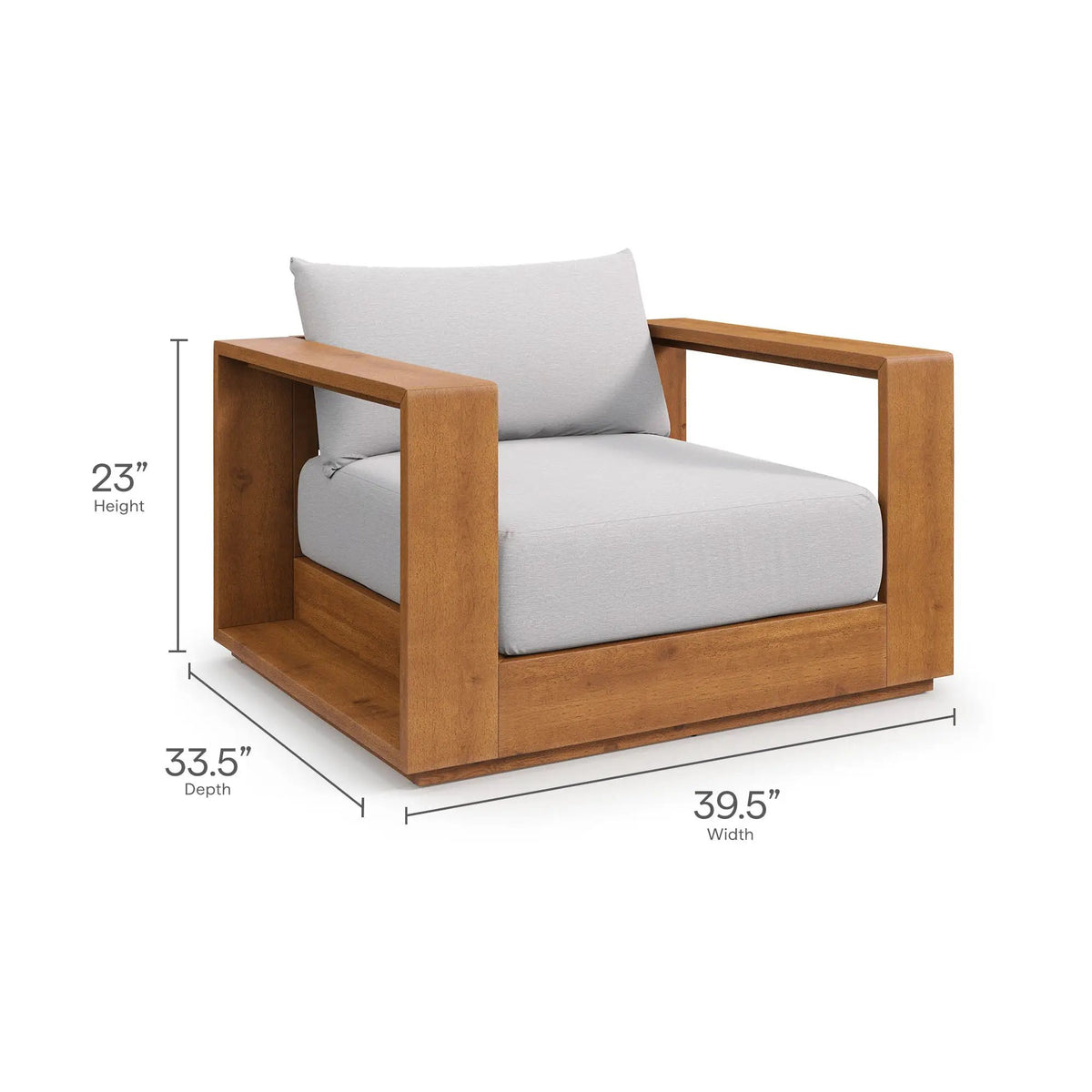 Tahoe 3-Piece Outdoor Patio Acacia Wood Furniture Set by Modway by HouseOfZazla