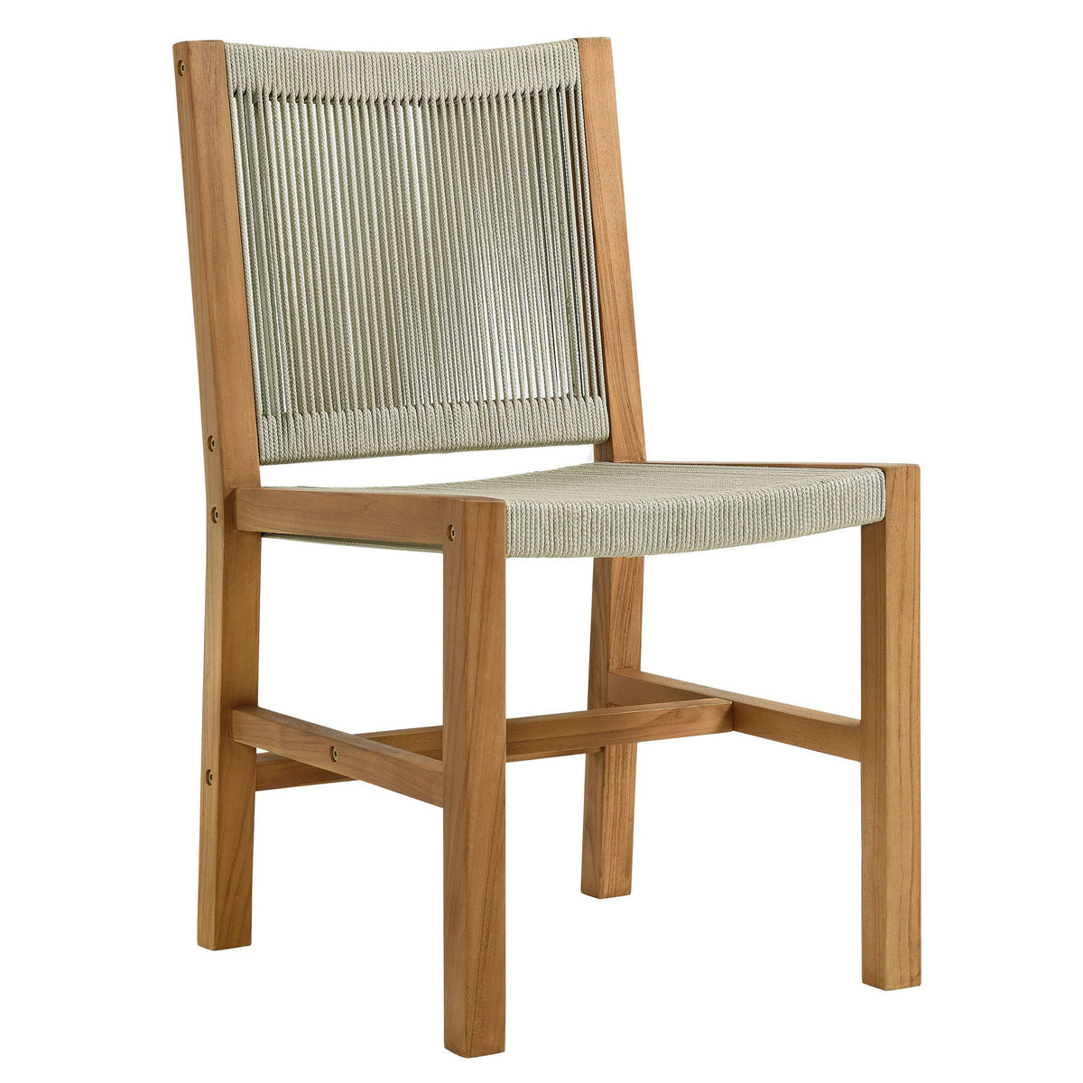 Vienna 7-Piece Outdoor Patio Teak and Rope Dining Set by Modway, photo 22 of 29