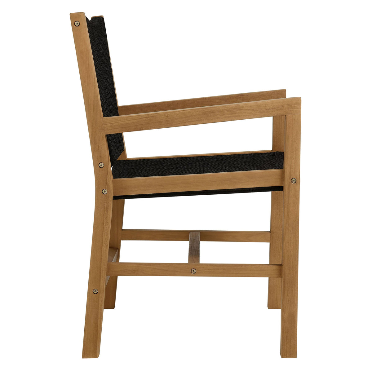 Vienna 7-Piece Outdoor Patio Teak and Rope Dining Set by Modway, photo 10 of 29