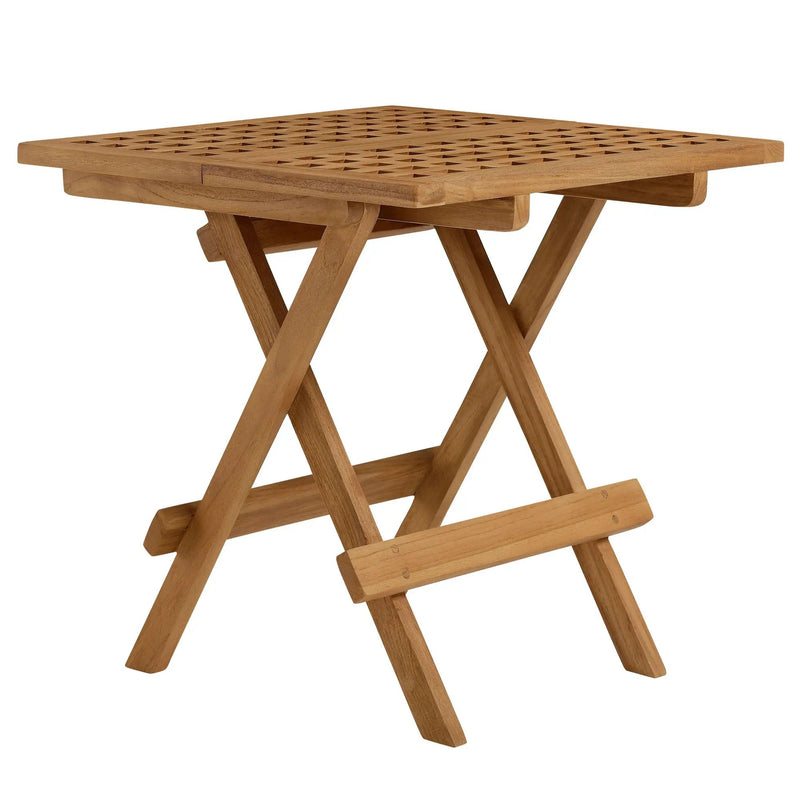 Vienna Outdoor Patio Teak Wood Side Table by Modway by HouseOfZazla