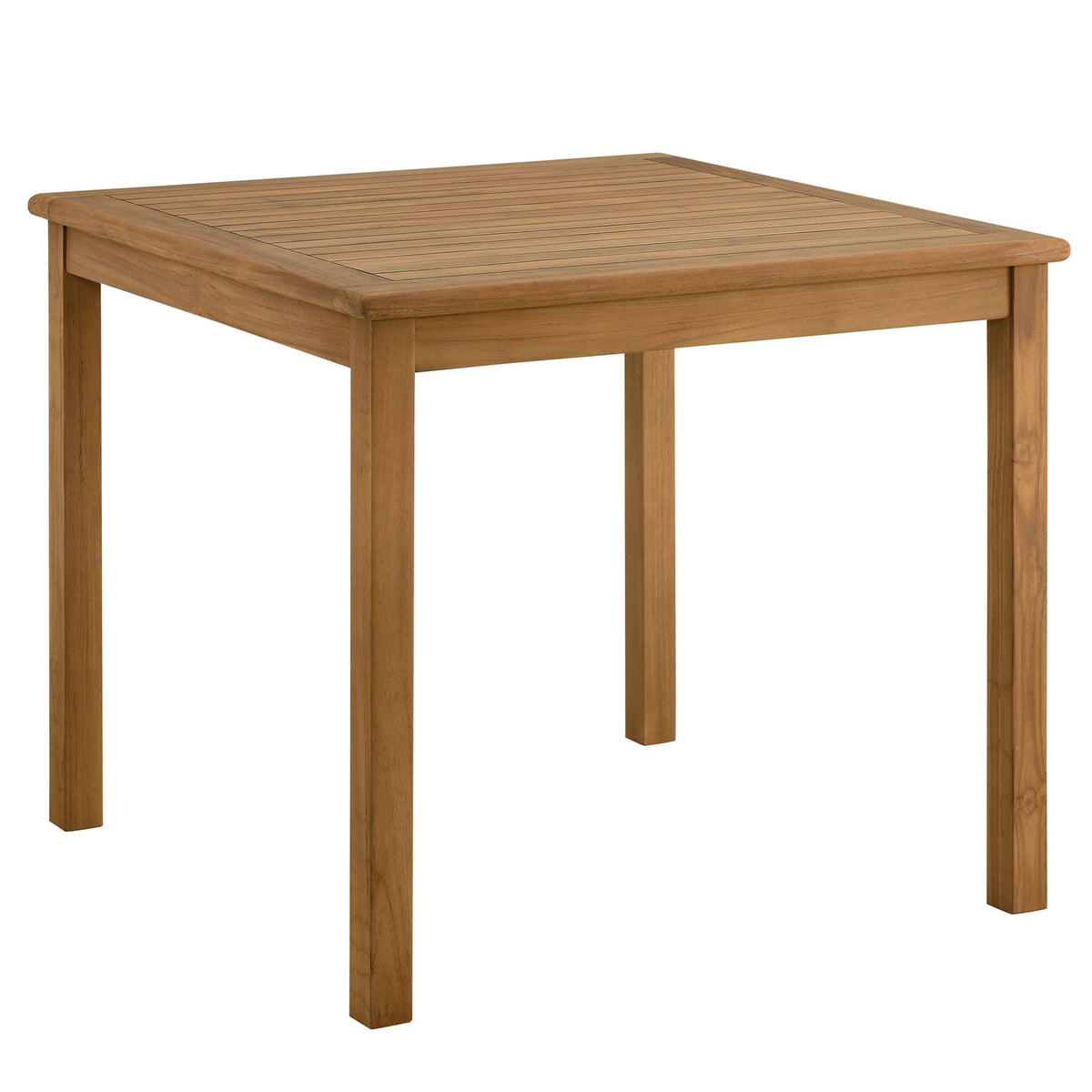 Vienna 3-Piece Outdoor Patio Teak and Rope Dining Set with Armless Chiars by Modway, photo 6 of 21