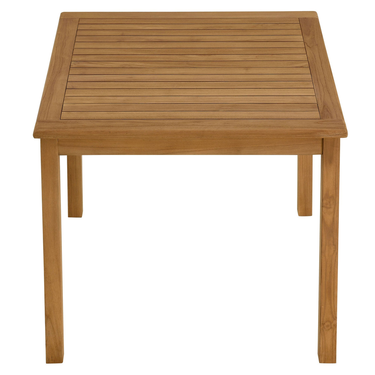 Vienna 3-Piece Outdoor Patio Teak and Rope Dining Set with Armless Chiars by Modway, photo 10 of 21