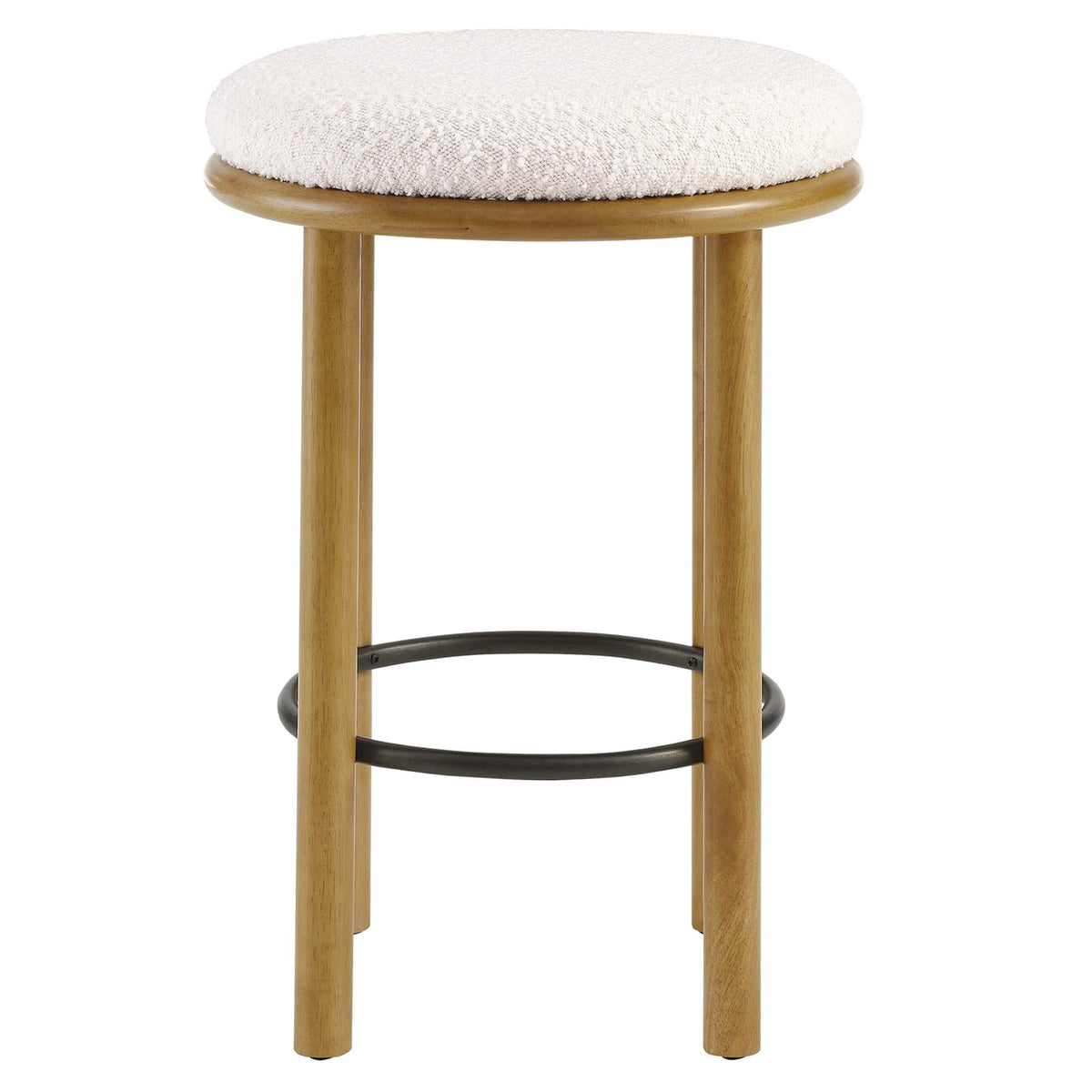 Fable Boucle Fabric Counter Stools Set of 2 by Modway, photo 5 of 32