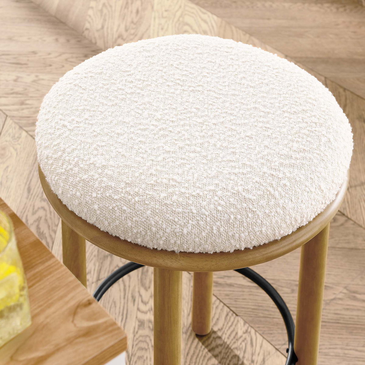 Fable Boucle Fabric Counter Stools Set of 2 by Modway, photo 8 of 32