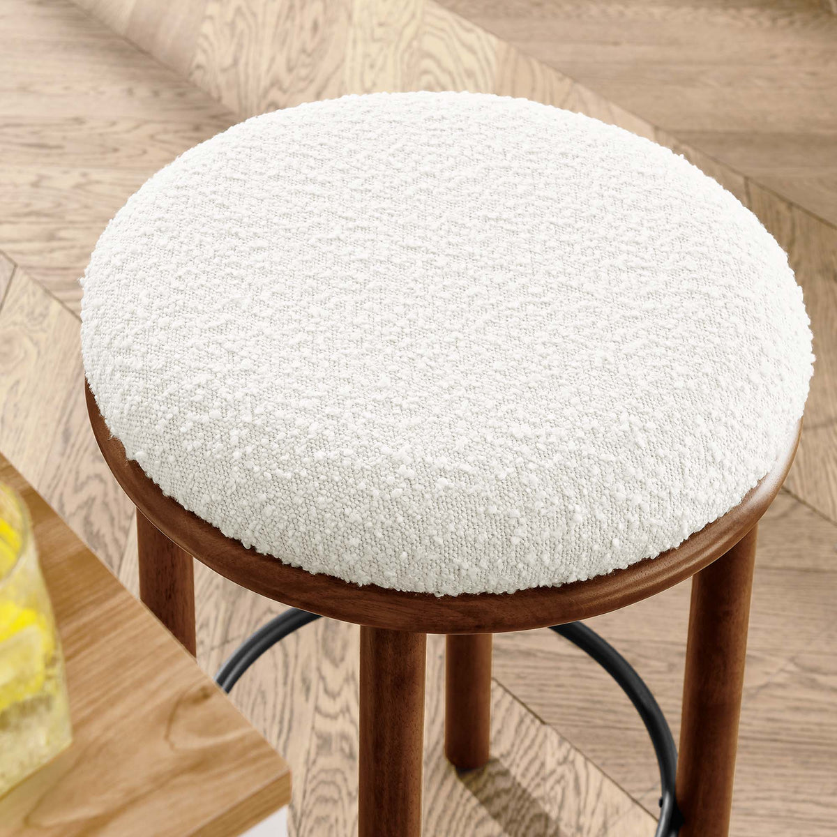 Fable Boucle Fabric Counter Stools Set of 2 by Modway, photo 24 of 32