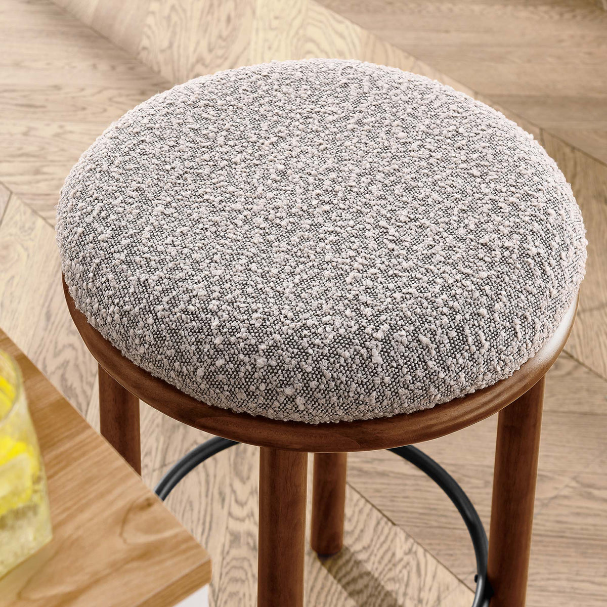 Fable Boucle Fabric Counter Stools Set of 2 by Modway, photo 32 of 32
