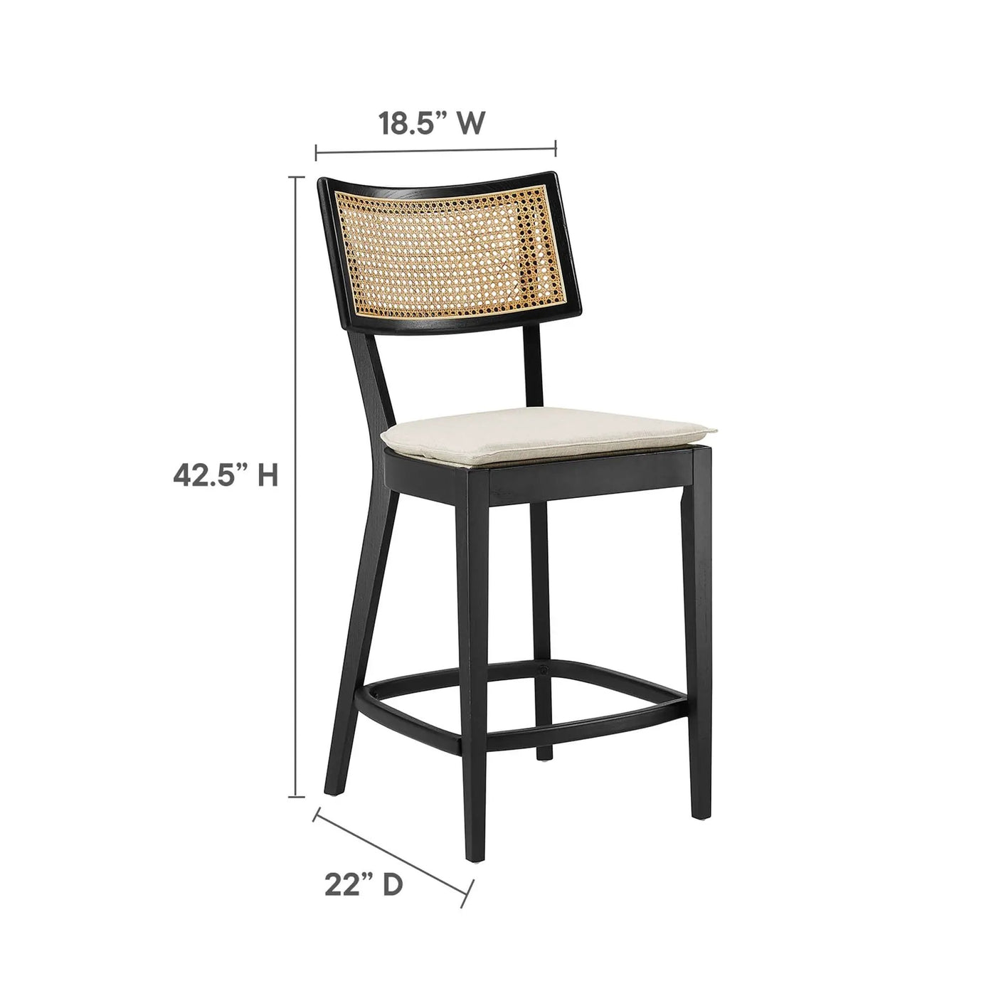 Caledonia Wood Counter Stools Set of 2 by Modway by HouseOfZazla