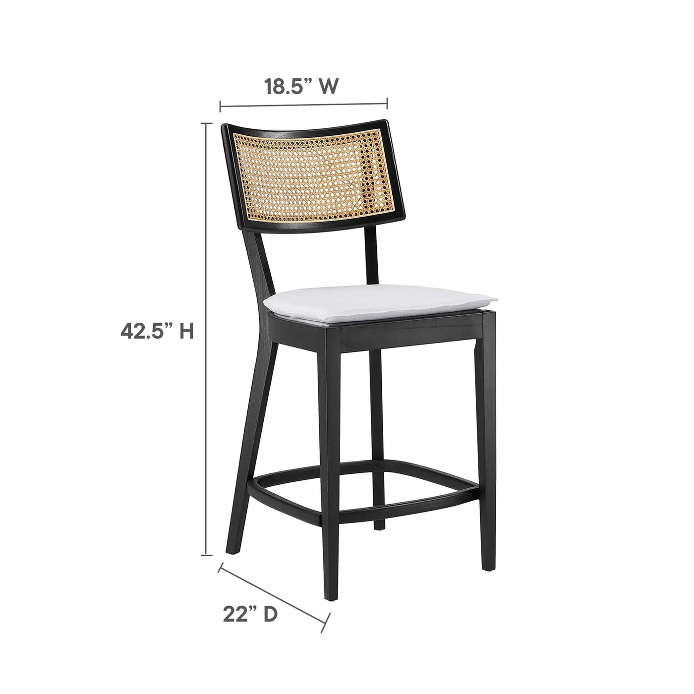 Caledonia Wood Counter Stools Set of 2 by Modway by HouseOfZazla