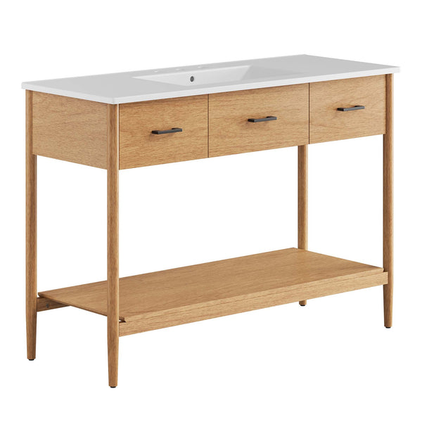 Zaire Single Sink Bathroom Vanity by Modway