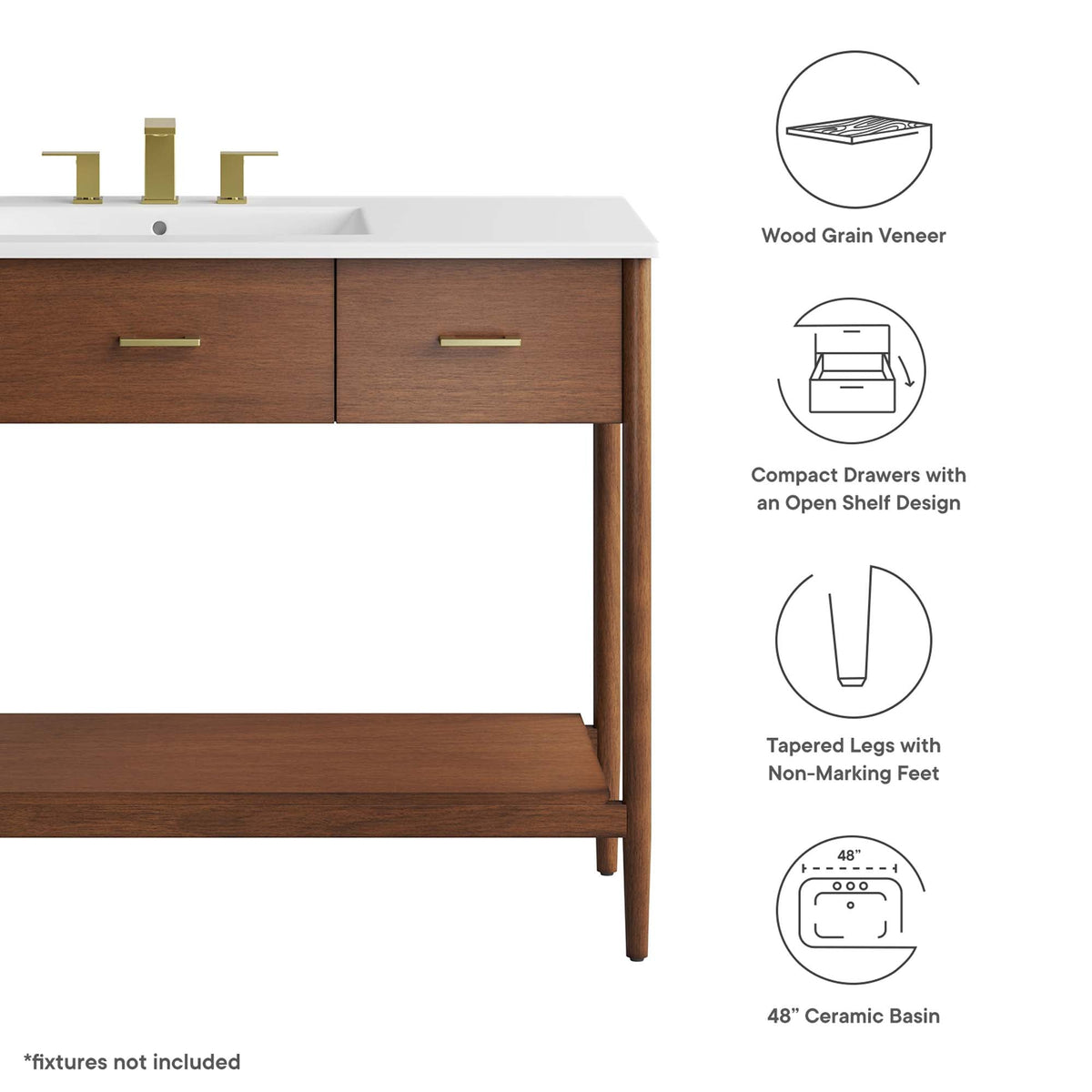 Zaire Single Sink Bathroom Vanity by Modway, photo 12 of 40