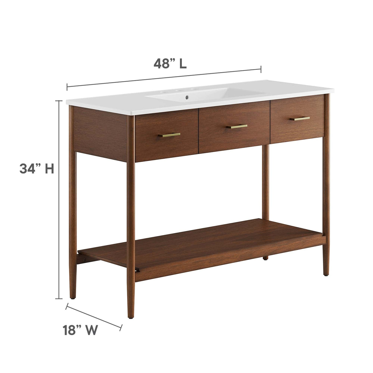 Zaire Single Sink Bathroom Vanity by Modway, photo 13 of 40