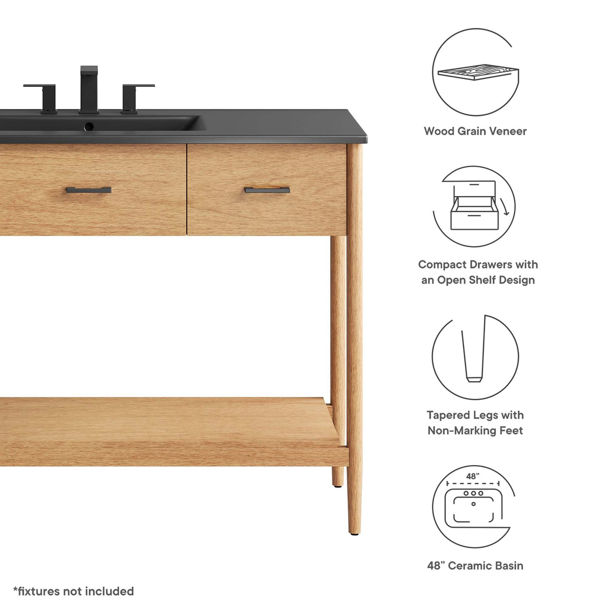 Zaire Single Sink Bathroom Vanity by Modway, photo 22 of 40