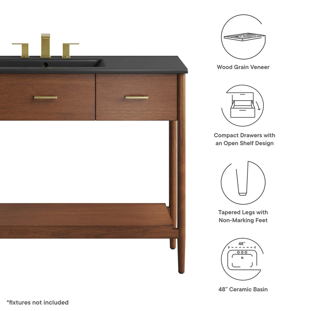 Zaire Single Sink Bathroom Vanity by Modway, photo 32 of 40