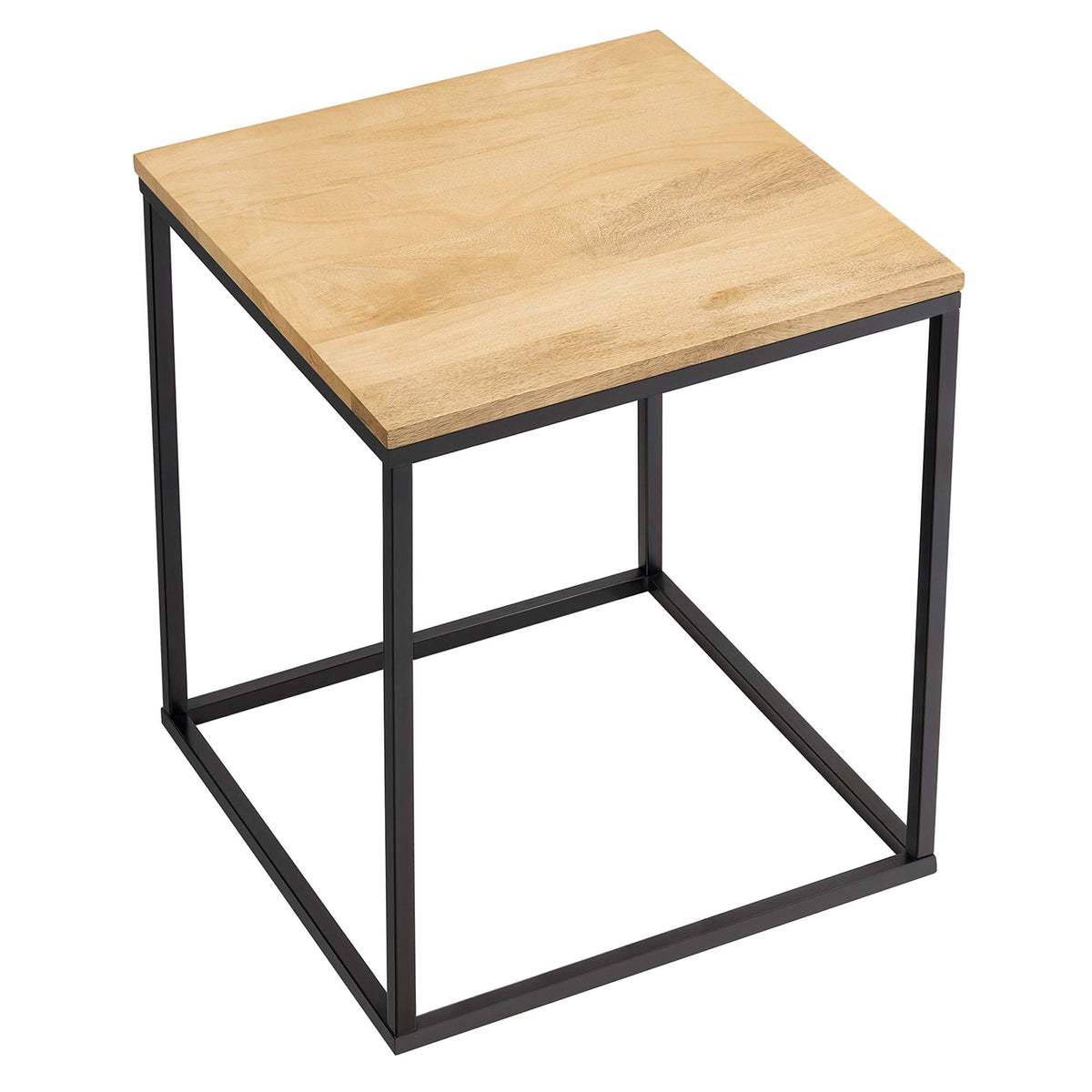 Zora Square Wood and Metal Side Table by Modway, photo 5 of 9