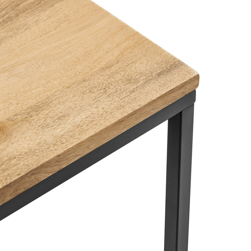 Zora Square Wood and Metal Side Table by Modway, photo 7 of 9